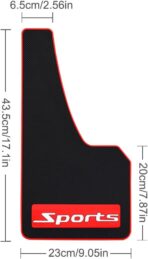 4Pcs Car Mud Flaps Universal Fit Fender Splash Guards No Collision Rubber Mud Flaps for Car SUV - Image 5