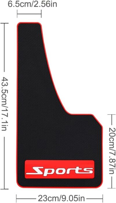 4Pcs Car Mud Flaps Universal Fit Fender Splash Guards No Collision Rubber Mud Flaps for Car SUV - Image 5