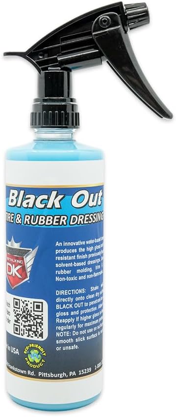 51HmhpcSujL._AC_SL1000_.jpg Detail King Black Out Tire Dressing & Wheel Well Dressing - Pint - Cleans & Shines - Image 1