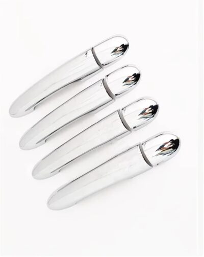 Car Door Handle Trim Cap Compatible with for Laguna 2 2001 2002-2007 Chrome Car Door Handle Cover Door Handle Cover Car Accessories(Chrome) - Image 2