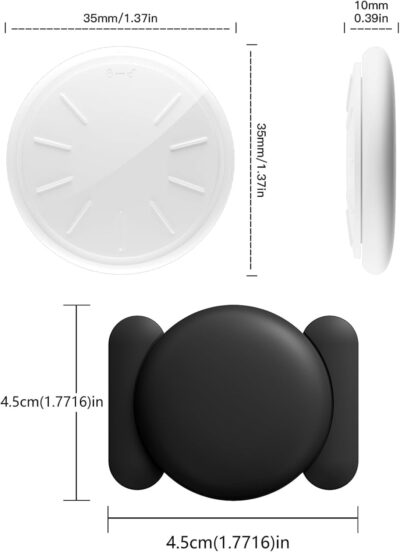 Tracker Device for Vehicles,Mini Hidden Car Tracker with Magnetic Case,No Monthly Fee Real Time GPS Car Tracker Works with Apple Find My (iOS Only) (Black,1PCS) - Image 7