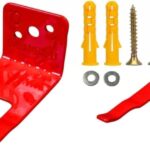 Fire Extinguisherl Mount Bracket – Wide Fork 1.0–1.4 inch (35.5mm), Fits Kidde / First Alert / Amerex 5–10 lb, Heavy-Duty Steel Fire Extinguisher Holder & Mounting Bracket for Wall – (2 Pack)