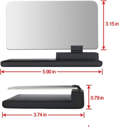 Car GPS Mobile Head Up Display Holder with HD Image Reflection for HUD, Smartphone, iPhone, Samsung, Car Navigation (Up to 6 Inches) - Image 7
