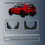 Mud Flaps for 2022-2026 Mazda CX-5 CX5 (Gas Only, NOT for Hybrid/PHEV) - Front & Rear Splash Guards, PP All Weather Mudflaps, Custom Fit Exterior Accessories - Image 4