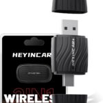 H-Air2.0 Wireless CarPlay & Android Auto Adapter, 2026 Upgrade, Plug & Play USB Dongle, Convert Wired CarPlay Auto to Wireless, For Apple iPhone & Android Phones, No Latency, Fast Connection