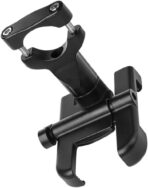 Adjustable Bike Phone Holder Motorcycle Handlebar Mount Aluminum Alloy Black Multifunctional Waterproof Phone Mount for Cycling and Motorcycles