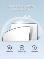 Magnetic Car Window Shade - Full Blackout for UV Block&Privacy Protection with Car Side Window Sun Shade- Universal SUV,Truck,Auto Privacy Shades (A-Side Window/4pcs) - Image 4