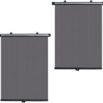 2pcs Car Window Curtains Sunshade 40x45cm Side Window Covers UV Protection for Safety and Heat Blocking Sunshade for Vehicle Interior