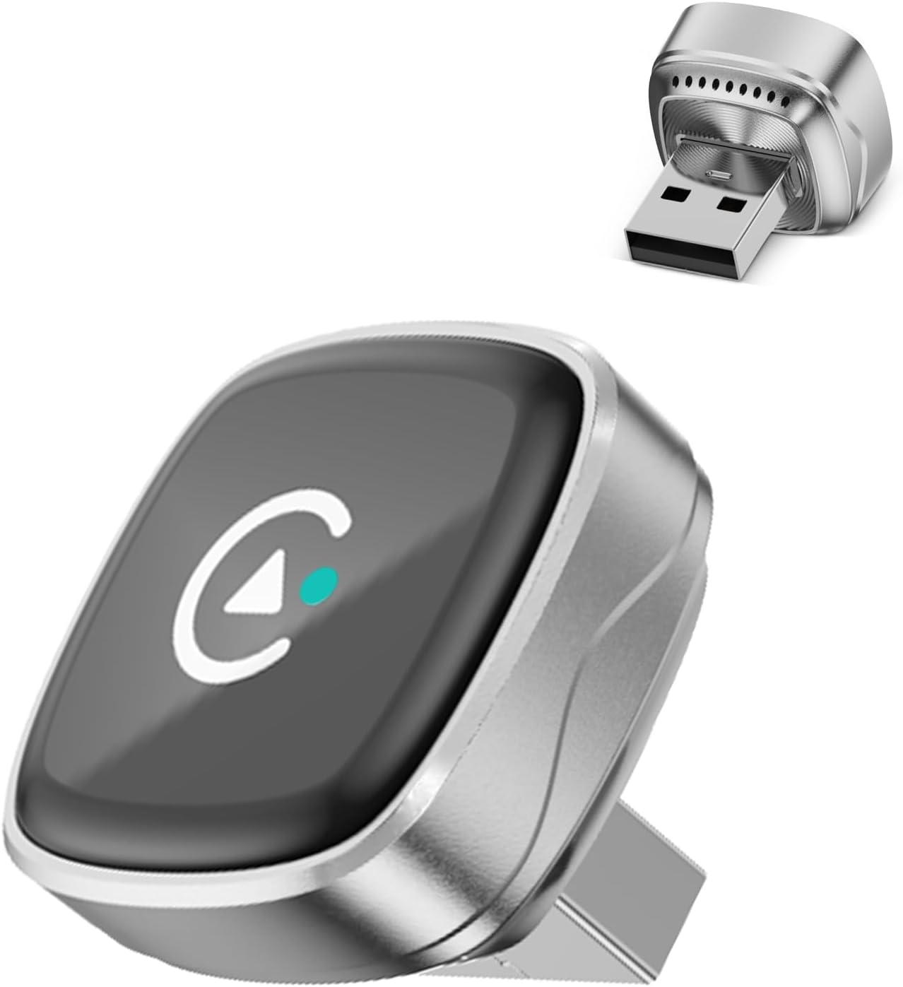 51Om9Wn5poL._AC_SL1500_.jpg 2026 Ultra Mini Wireless Carplay Adapter for iPhone & Android Auto, USB for Apple Car Play Dongle Plug & Play for iOS 10+ & Android 10+, Auto-Reconnect, Stable & No Lag - Image 1