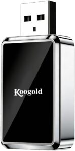 Wireless CarPlay Adapter with Wired DP Video Streaming for Net-Flix YouTube TikTok, Screen Mirroring for iOS & Android, Voice Control Navigation Music Calls, Compatible with Wired CarPlay Gray