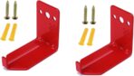 Fire Extinguisher Mount Wall Hook Bracket for Holding up to 20 lbs Extinguishers, Suited for Large and Small Dry Chemical and Water Extinguishers