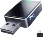 2026 Mini Wireless CarPlay Adapter for iPhone & Android Auto, No Delay, One Click Multi Device Switch, Fast Stable Connection, Plug & Play, Converts Wired to Wireless for 2016+ Cars.