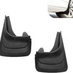 2 PCS Car Mud Flaps, Tire Rear Enhanced Splash-protection Trim Kit, Waterproof Tight Fit Fender Protector for All Weathers, Universal Modification Accessory for Cars SUVs Trucks (Black)