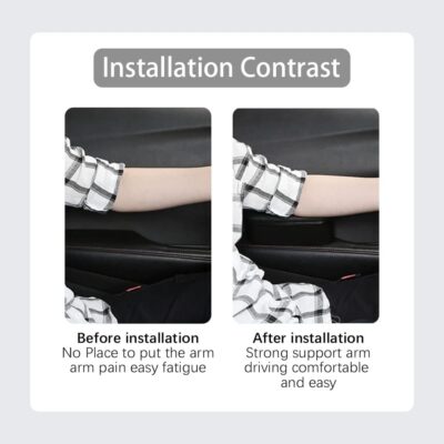 ASUBHA Upgrade Arm Rest for Car with Car Armrest Storage Box, Car Armrest Cushion with Adjustable Sliding Design, Essential Car Interior Accessories Car Arm Rest for Most Cars - Image 5