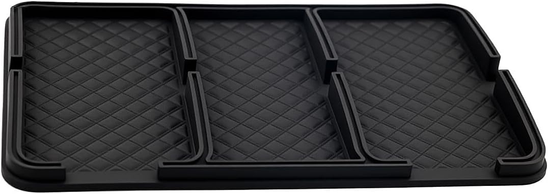 51RWsWNHtNL._AC_SL1200_.jpg YoRise Car Dashboard Mat, Anti-Slip Strong Gripping Automotive Center Console Tray, Multifunctional Vehicle Interior Storage Holder Pad for Key, GPS, Sunglass, Smartphone(Ordinary) - Image 1