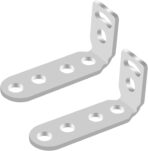 jose2015 Motorcycle Fog Light Bracket L Shaped Mounting Bracket, Universal Extension Holder Spotlight Driving Light Mount Brackets 2PCS