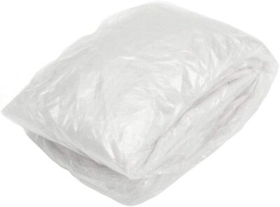 Etopars Clear Plastic Disposable Universal Elastic Band Car Covers Rain Dust Garage Cover Waterproof Temporary Auto 12ft X 22ft - Image 5