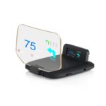 Car HUD Dual Mode OBD2 GPS Heads Up Display Real Time Speed, RPM, Temp, Overspeed Alarm Universal Windshield Projection for GM Ford Dodge Jeep Toyota SUV Truck (2009+)