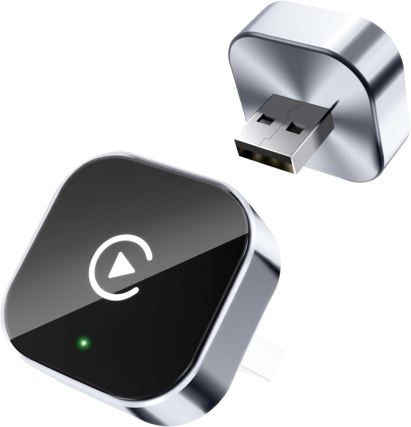 51SIMaTVGGL._AC_SL1500_.jpg 2026 Upgraded Wireless CarPlay Adapter - Fast Auto-Connect, Stable Connection, Mini Size Plug & Play Adapter for iPhone & Android Auto Compatible Cars - Image 1