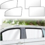 Magnetic Car Window Shade - Full Blackout for UV Block&Privacy Protection with Car Side Window Sun Shade- Universal SUV,Truck,Auto Privacy Shades (A-Side Window/4pcs)