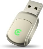 Mini Wireless CarPlay Adapter 2025 Upgrade – Dual-Band WiFi & Bluetooth 5.3, Plug & Play Car Dongle, Auto Connect, Compact Design, OTA Update, Compatible with Cars 2016+ Wired CarPlay/Android Auto