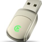 Mini Wireless CarPlay Adapter 2025 Upgrade – Dual-Band WiFi & Bluetooth 5.3, Plug & Play Car Dongle, Auto Connect, Compact Design, OTA Update, Compatible with Cars 2016+ Wired CarPlay/Android Auto