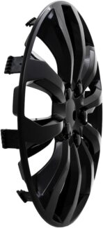 CCI Wheel Covers 106114BLK, Automotive Grade ABS, Gloss Painted/Black, 14 Inch, 10 Spoke, Universal Fit