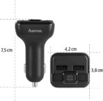 Hama FM Transmitter fürs Autoradio mit AUX, USB und Kfz Ladegerät (Auto Adapter für Zigarettenanzünder Buchse mit 3,5 mm Klinken Anschluss und 2 USB Anschlüssen für USB Stick und Zum Laden) Schwarz - Image 3
