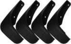 4pcs Car Tire Mud Flaps Splash Guards Set Rear Mudguard for 2003 Compact Sedan Soft Rubber Wheel Mud Protector Automotive Exterior Accessories