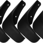 4pcs Car Tire Mud Flaps Splash Guards Set Rear Mudguard for 2003 Compact Sedan Soft Rubber Wheel Mud Protector Automotive Exterior Accessories