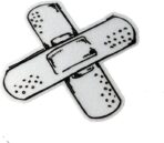 Car Styling Sticker for Funny Cross Band-Aid Blood Wood Decals Auto Window Tail Bumper Graphics Vinyl