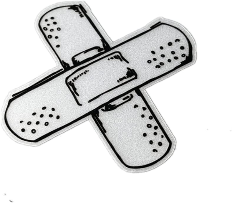 51Uw6RbWe6L._AC_SL1001_.jpg Car Styling Sticker for Funny Cross Band-Aid Blood Wood Decals Auto Window Tail Bumper Graphics Vinyl - Image 1