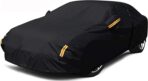 NEVERLAND Sedan Car Cover Waterproof Heavy Duty All Weather Protection Snow Anti-UV Windproof Outdoor Full Car Cover Fit for Automobiles BMW/Mercedes-Benz/Honda（for Car Size:183''L x 70''W x 59''H）