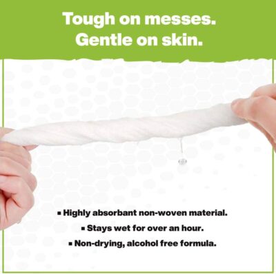 Crocodile Cloth Auto Cleaning Wipes – 100 XL (15" x 10") Disposable Wipes for Car Engine Degreasing, Body Detailing & Tire Cleaning – Cuts Grease, Oil, Adhesives on Hands, Tools, Parts & More - Image 3