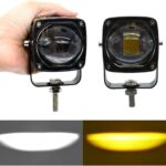 2 Inch 60W 8D Lens Led Work Light 6000K White 3800K Yellow Driving Light Fog Lights Spotlight Car Truck Off Road Motorcycle 12V 24V