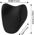 Car Neck Pillow for Driving, car headrest Pillow Head and Neck Rest Pillow for car headrest, Neck Support for car Driving or Traveling or Sleeping of Accessories with Memory Foam - Image 5