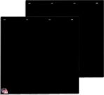 Buyers Products RC24PPB Black Polymer Mud Flaps, 24x24 Inch, Super Durable, Cold Weather Resistant, Impact Resistant Splash Guards for Trucks, Semi Trucks & Trailers, Mud Flaps are NOT Rubber, 2 Pack