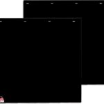 Buyers Products RC24PPB Black Polymer Mud Flaps, 24x24 Inch, Super Durable, Cold Weather Resistant, Impact Resistant Splash Guards for Trucks, Semi Trucks & Trailers, Mud Flaps are NOT Rubber, 2 Pack