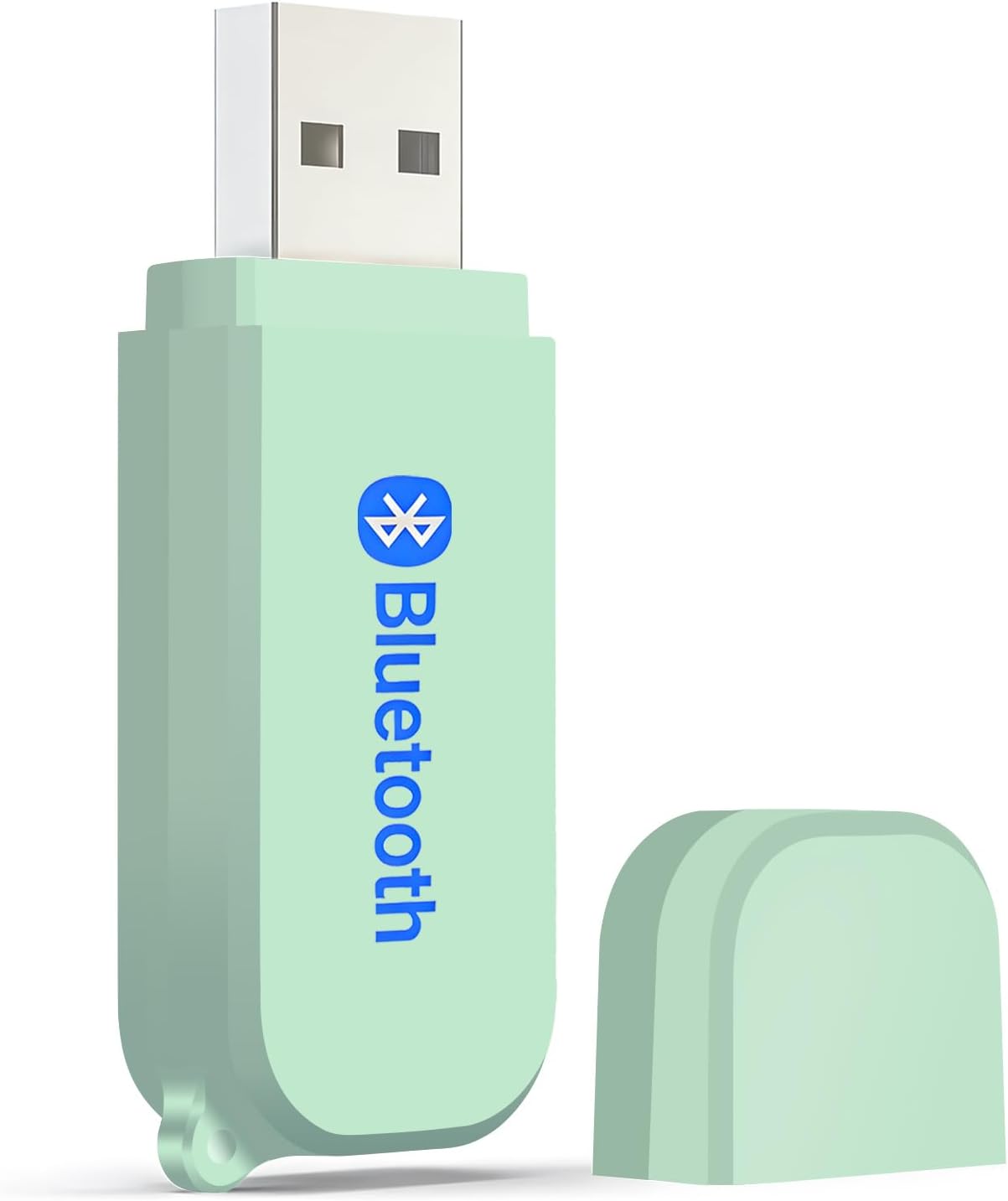 51XuRfuKgiL._AC_SL1500_.jpg USB to Bluetooth Car Kit,Wireless Audio Adapter, Music Receiver for Home,Car Stereo Sound System,Portable Speskers,(Aux in) with 3.5mm Cable (H222 Green) - Image 1