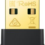 TP-Link Nano 2-in-1 USB Bluetooth WiFi Adapter AC600(Archer T2UB Nano)- Bluetooth 4.2 with 2.4G/5G Dual Band Wireless Network Adapter for Desktop PC, WPA3, Supports Windows 11,10, 8.1,8, 7