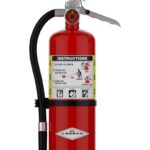 Amerex B402, 5 lb. ABC Dry Chemical Fire Extinguisher, with Wall Bracket