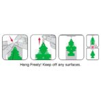 LITTLE TREES Car Air Freshener | Hanging Tree Provides Long Lasting Scent for Auto and Home | Black Ice, 24 Air Fresheners - Image 4
