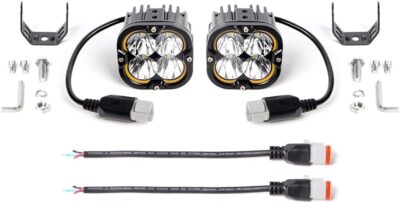 Exzeit 120W 3Inch Lights Pods with DRL, 12000LM Auxiliary Driving LED Pods Ditch Light, Bright Fog Lights for 4Runners Truck Cars,12V/24V - Image 4