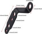 jose2015 Motorcycle Fog Light Mount Bracket,Universal Spot Light Mounting Bracket Apply to Motorcycle、 Off-Road Motorcycle、Bike Black 2pcs - Image 2