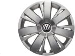 Genuine OEM VW Single Hubcap Jetta-Sedan 2011-2014, Cover Fits 16-Inch Wheel, 5C0-601-147-A-QLV