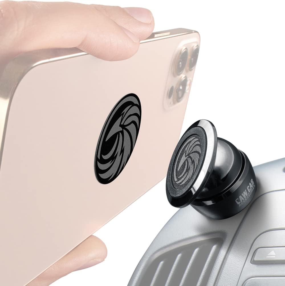 51c8YNq0S7L._AC_SL1001_.jpg Universal Car Phone Mount Magnetic - All-Metal Car Mount for Smartphone & GPS - Cell Phone Holder for Car Dashboard. +100 to Safeness & Comfort - Image 1