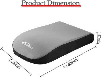Advanced Car Center Console Pad,Memory Foam Car Armrest Cushion,Elbow Rest Pillow,Auto Armrest Pad,Great for Long-time Driving,Universal Car Armrest Seat Box Cover Protector for most Vehicles - Image 5