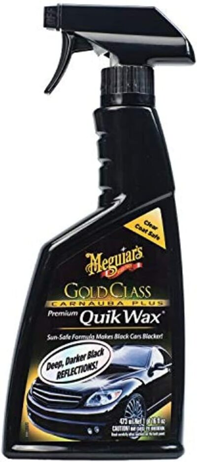 Meguiar's G7716 Gold Class Carnauba Quik Wax, Special Blend for Richness and Shine, Clear Coat Safe Meguiar's Quik Wax, Spray That Leaves Lasting Results Without Residue, 16 Oz - Image 3