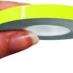 4R Quattroerre.it 10488 Trim Stripes Adhesive Strips for Cars, Neon Yellow, 7 mm x 10 mt