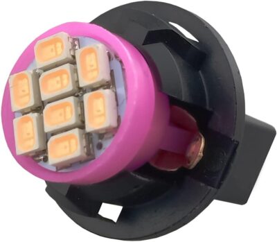 T10 194 168 Dash Instrument White LED Light Bulbs Bright Panel Gauge Cluster Dashboard LED Light Bulbs 10Pcs/Set (Purple/pink) - Image 5